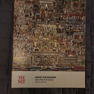 The Met "Inside the Museum" 500-Piece Puzzle - Illustrated Museum Scene